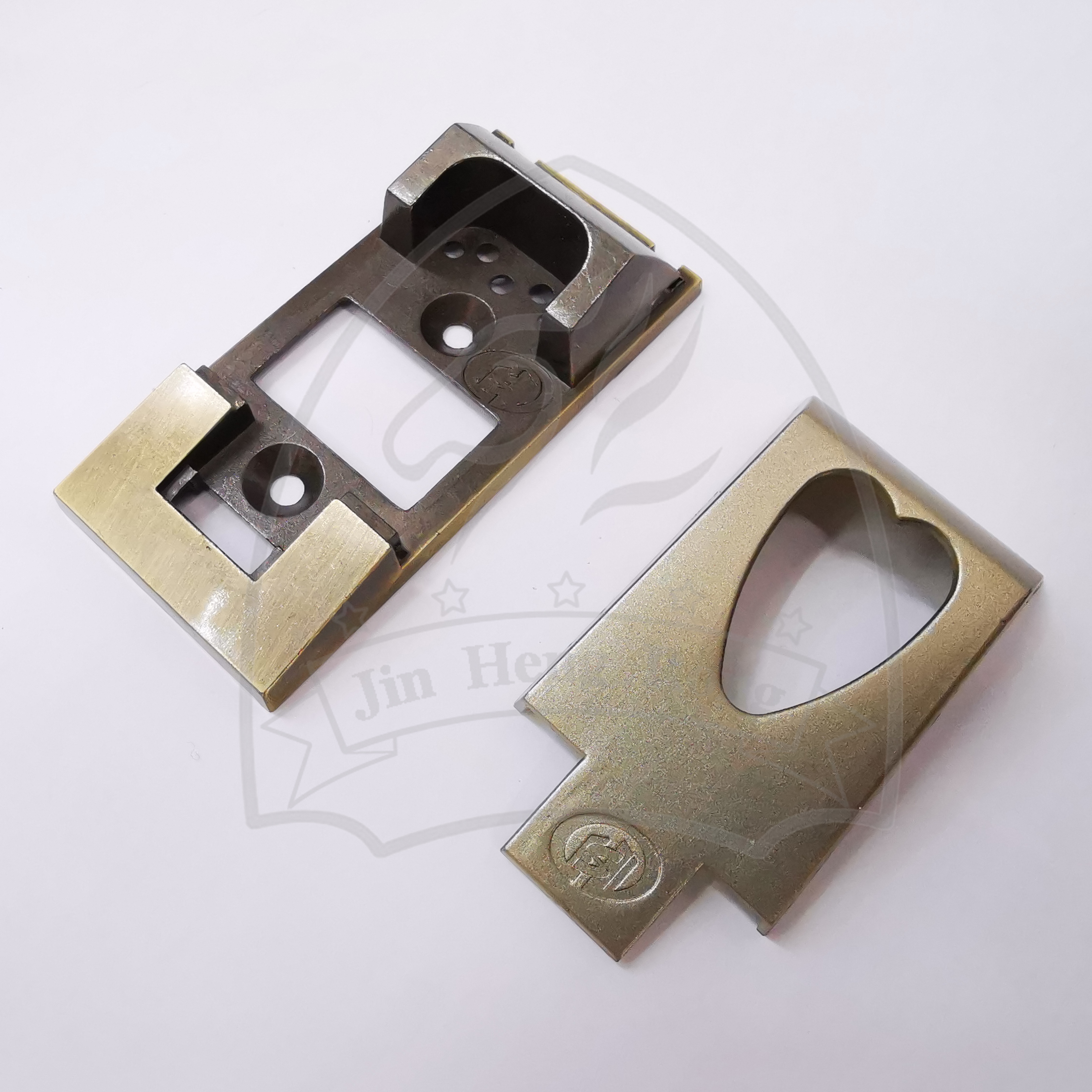 Hanger rod support heart thickened wardrobe hanger rod clothes through the wardrobe crossbar flange seat cabinet rod hardware accessories Specification drawing