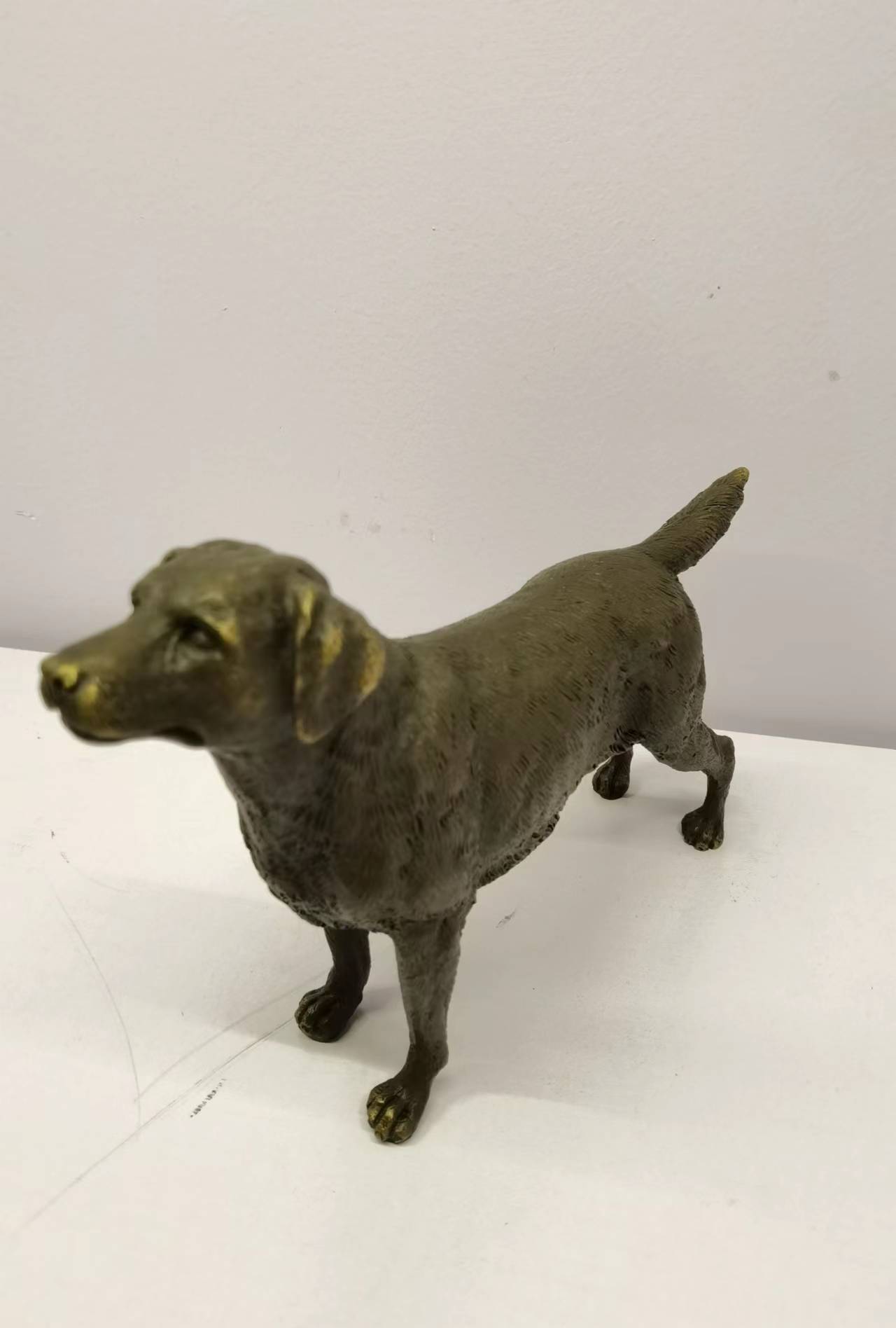 Bronze Carving Want Want Dog Popular Decoration Office Home Living Room Indoor Copper Decoration Soft Decoration Arts And Crafts Gifts To Give Gifts Item Picture