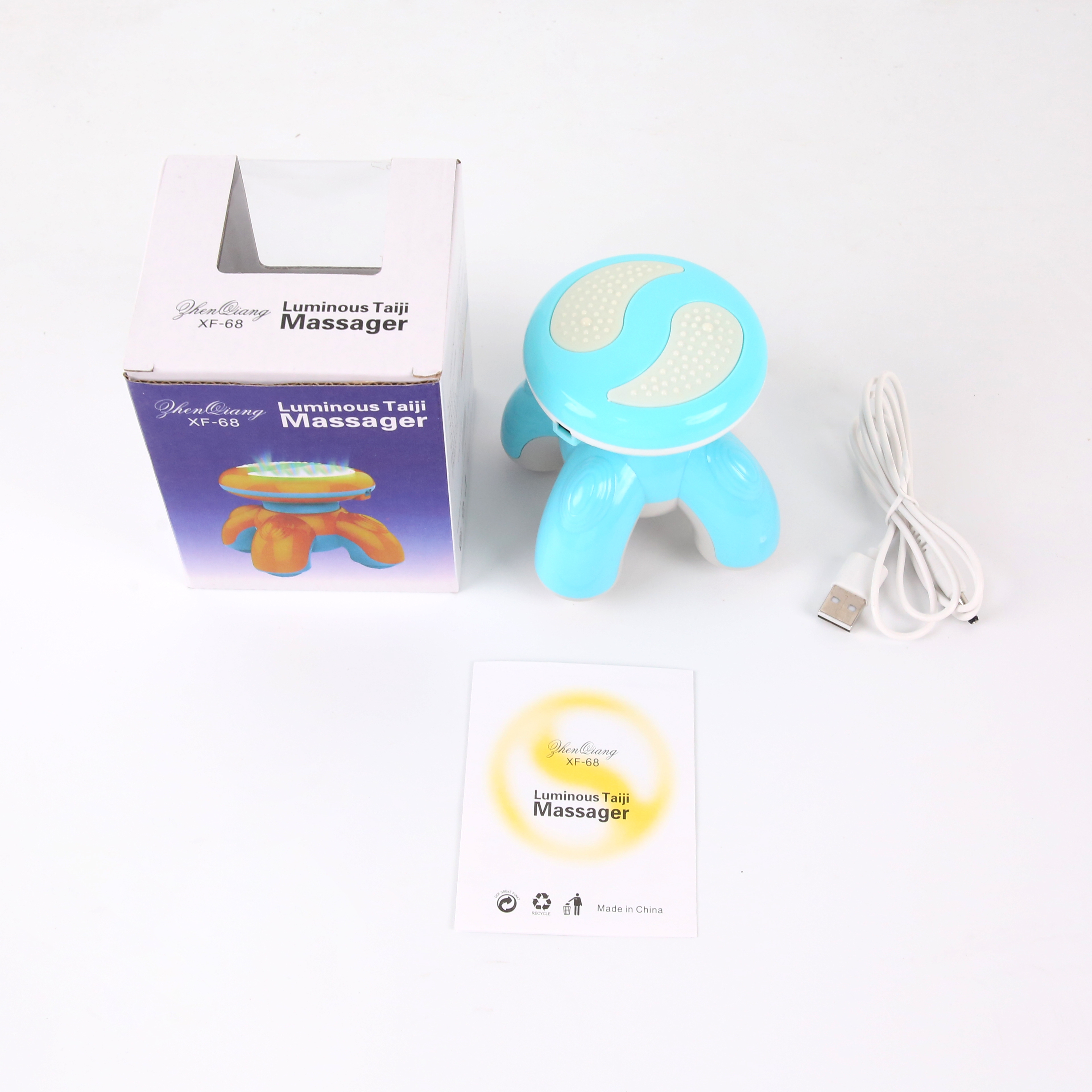 Multifunctional whole body vibration mini mini massager household USB plug-in handheld electric position meter thumbnail