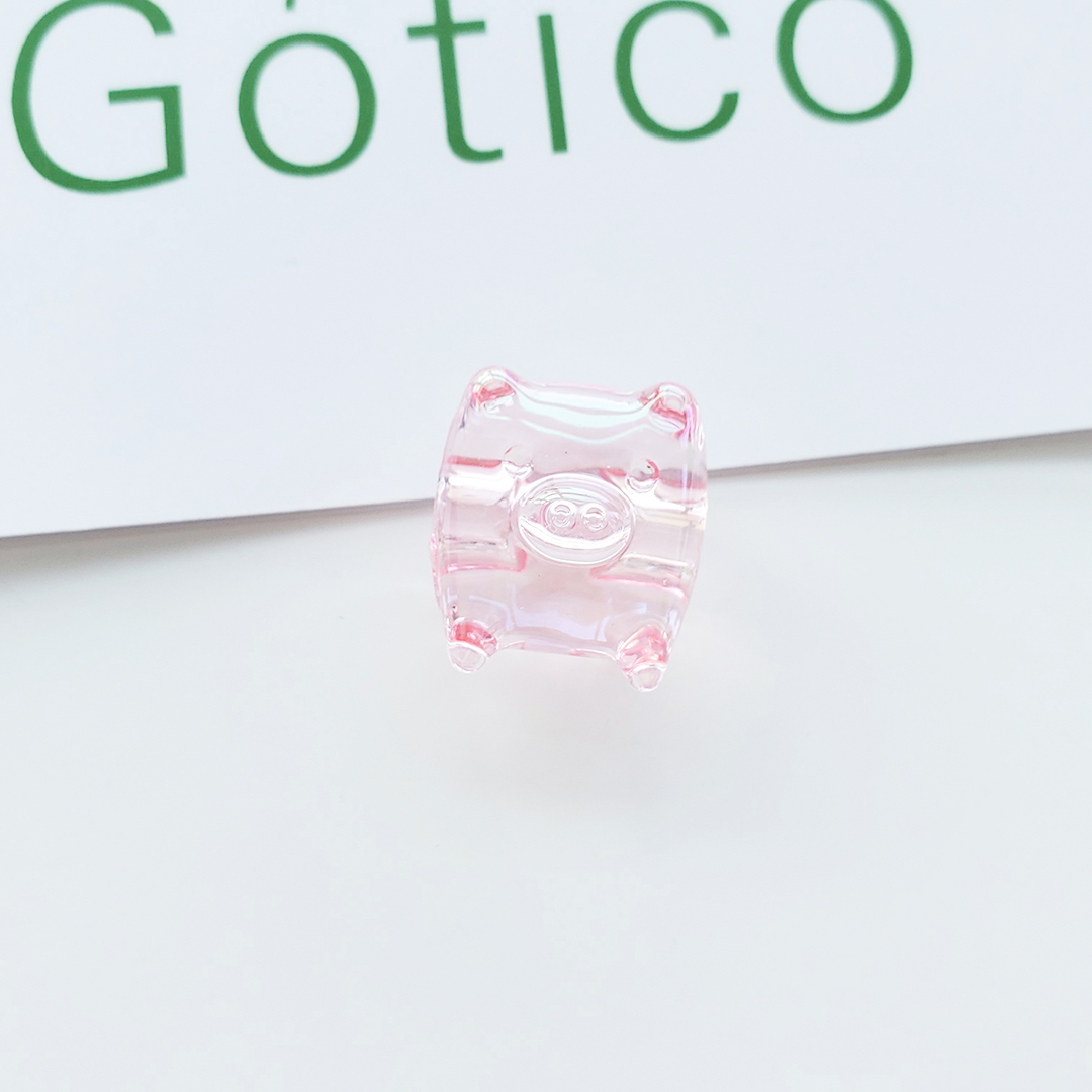 透明AB彩背孔小熊INS泫雅风DIY服装辅料钥匙扣手机链发饰饰品配件详情9