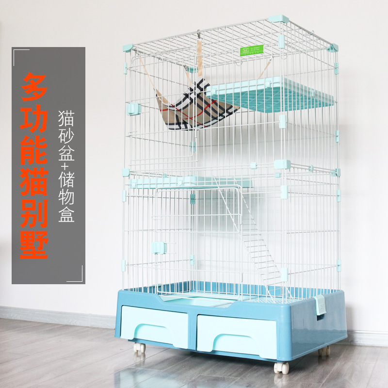 宠物用品多动能猫笼自由空间大家用室内用宿舍使用四季可用新款猫咪猫笼