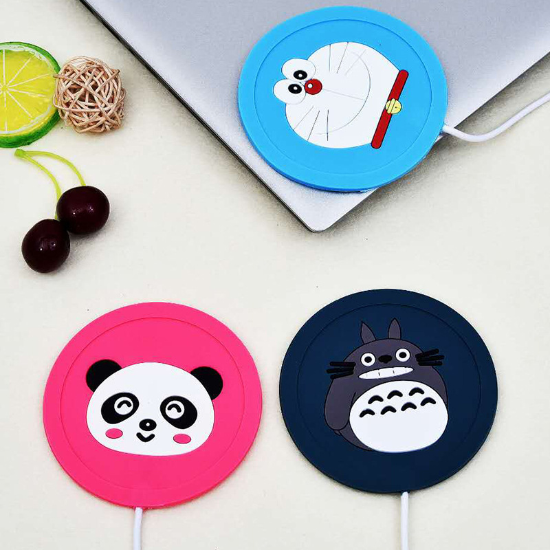 pvc soft rubber heating coaster