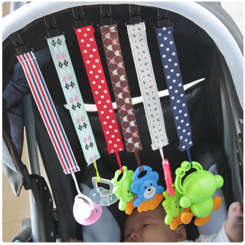 2022 baby drop proof chain baby pacifier clip chain belt with chewing joy lose proof chain pacifier belt thumbnail