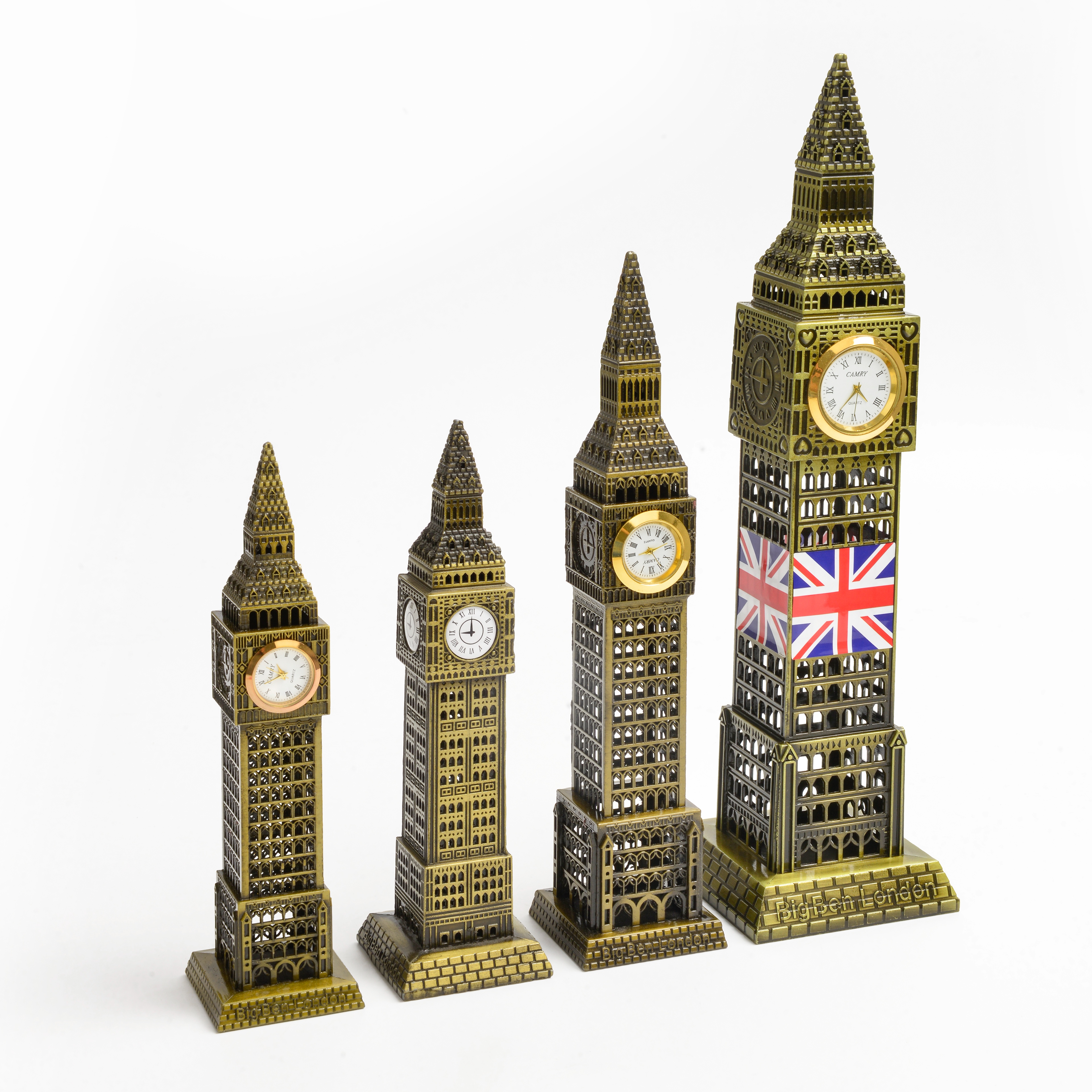 Big Ben model world famous landmark London metal Big Ben home office window desktop display souvenirs thumbnail