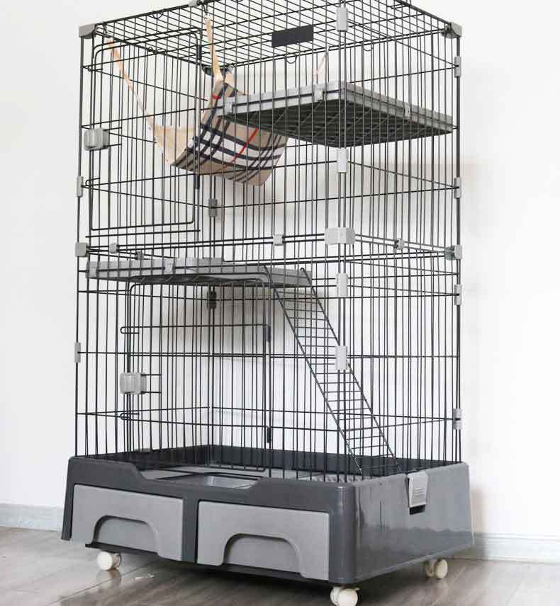 宠物用品多动能猫笼自由空间大家用室内用宿舍使用四季可用新款猫咪猫笼详情2