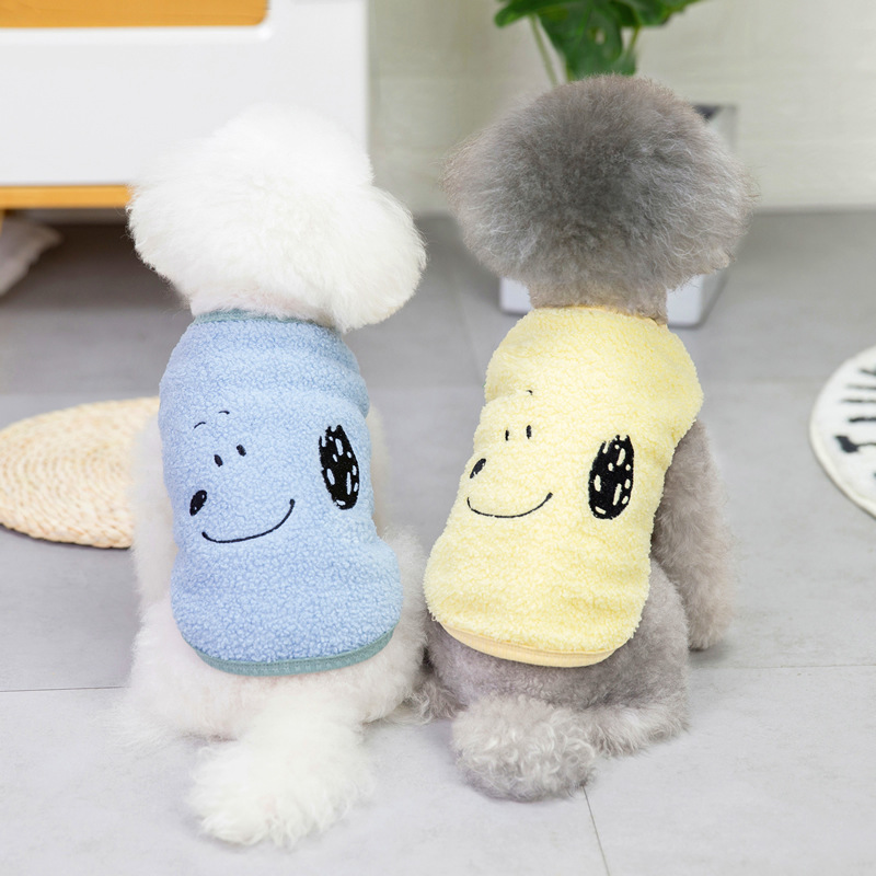 New pet clothing for dogs, autumn and winter style, big ears dog cotton vest, fashionable, cute, soft, comfortable and warm dog clothes Specification image