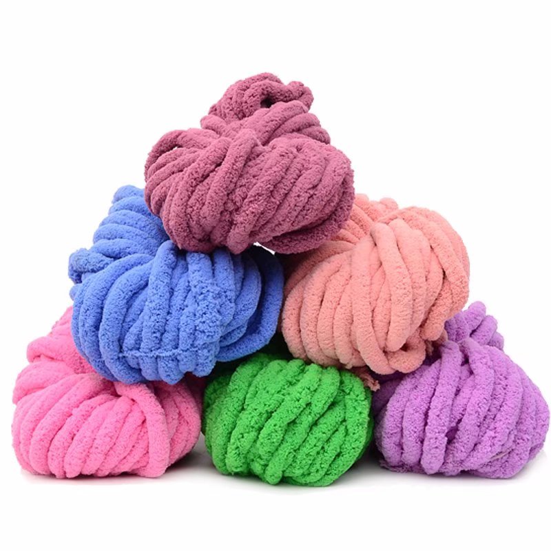 Super thick Icelandic wool hand woven single strand super thick ice thread scarf hat blanket animal nest thread wholesale full figure