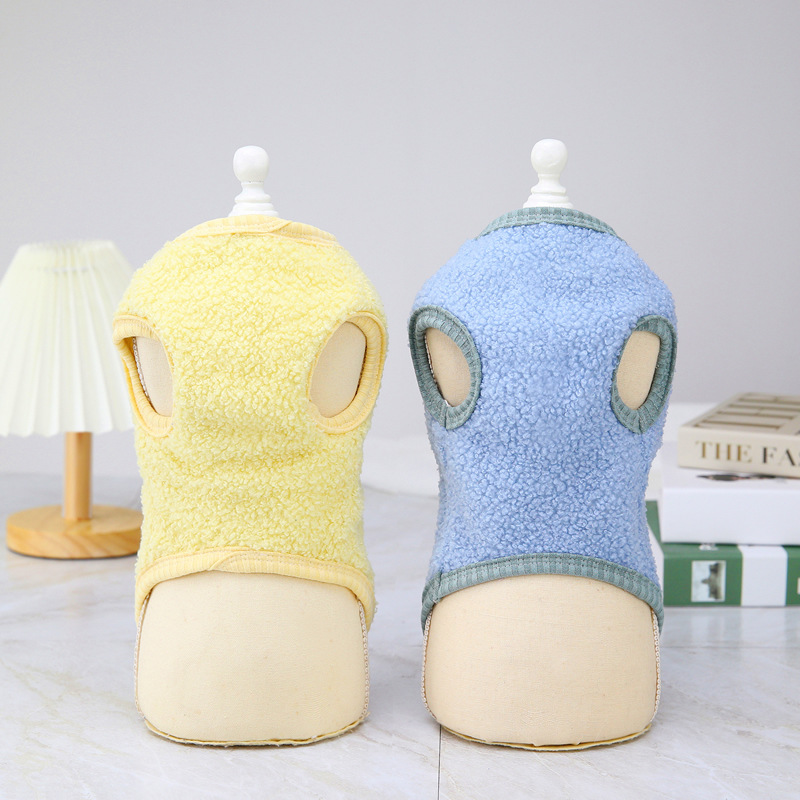 New pet clothing for dogs, autumn and winter style, big ears dog cotton vest, fashionable, cute, soft, comfortable and warm dog clothes details Picture