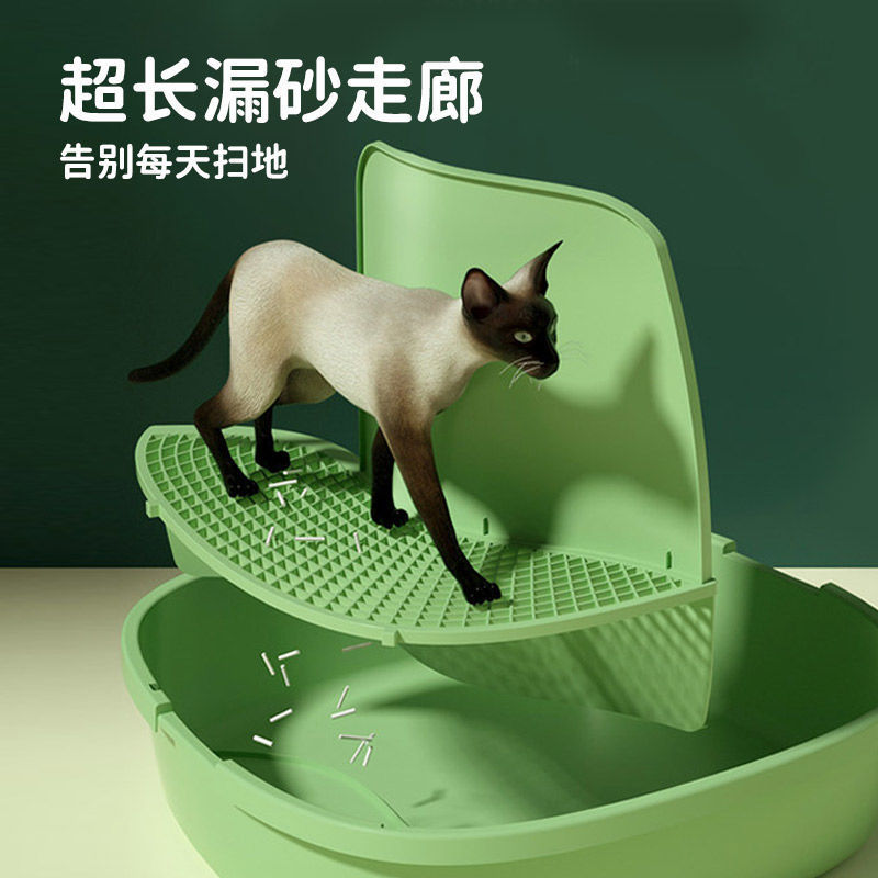 宠物/猫砂盆/宠物用品白底实物图