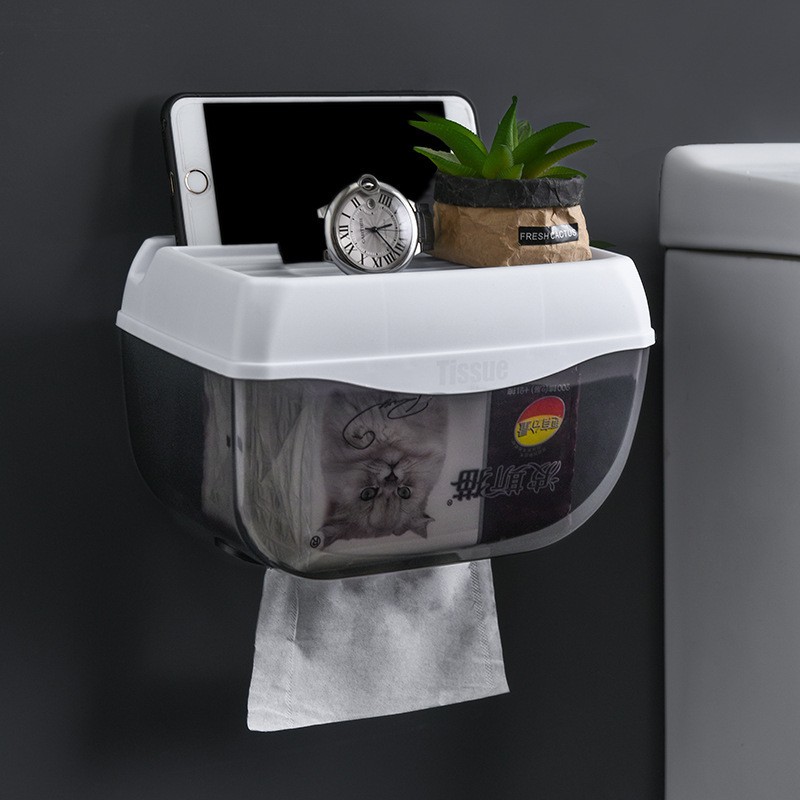 Wall-mounted paper towel holder
