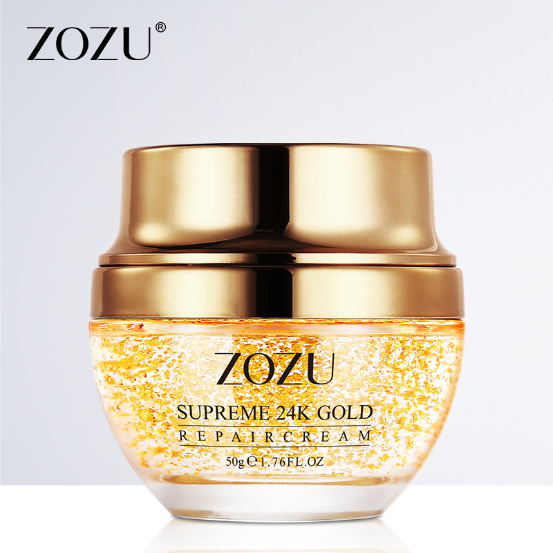 ZOZU 24K黄金修护霜 补水保湿提靓肤色滋润面霜 