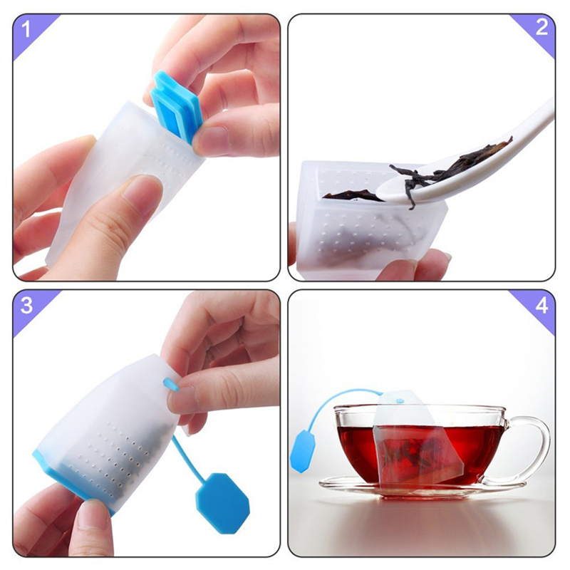 创意硅胶茶包 包包泡茶器 懒人家居书包滤茶器 硅胶茶漏模具现货详情6