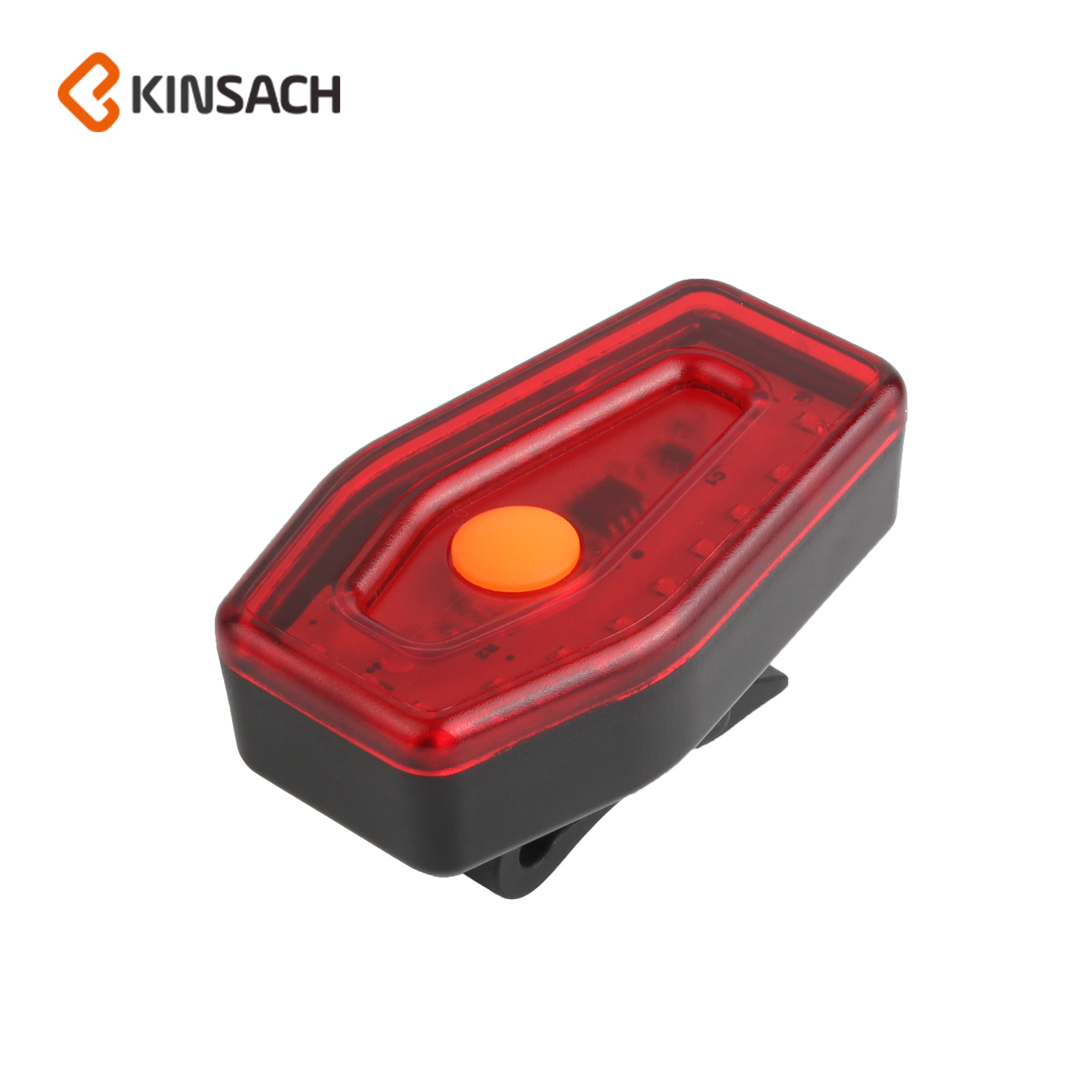 Bike lights 5LED tandem flashing color taillights Outdoor night high brightness long strip warning light riding 20* red LED