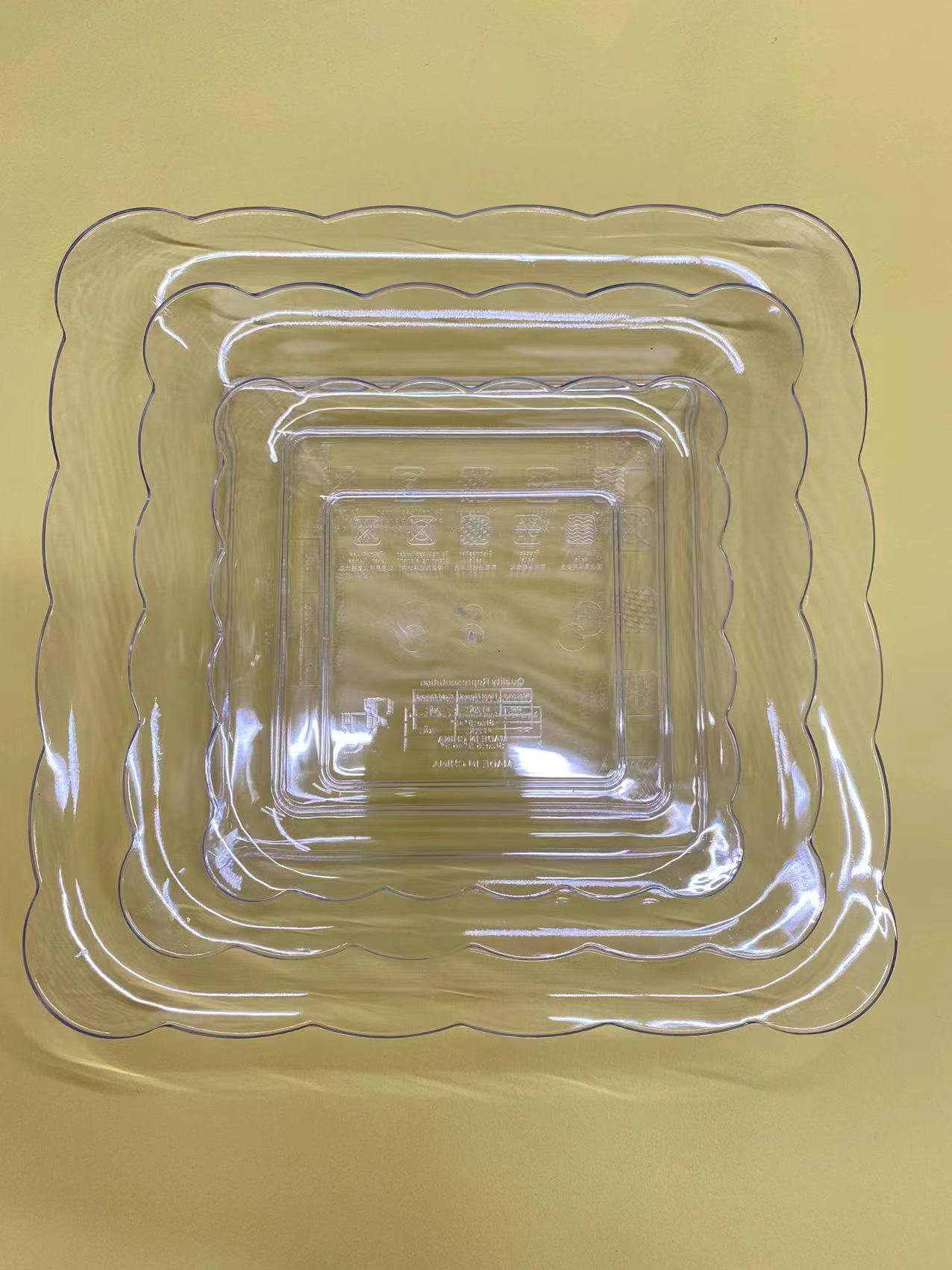 【旺顺直供】2022新款北欧风简约塑料透明果盘家居方便美观物美价廉详情10