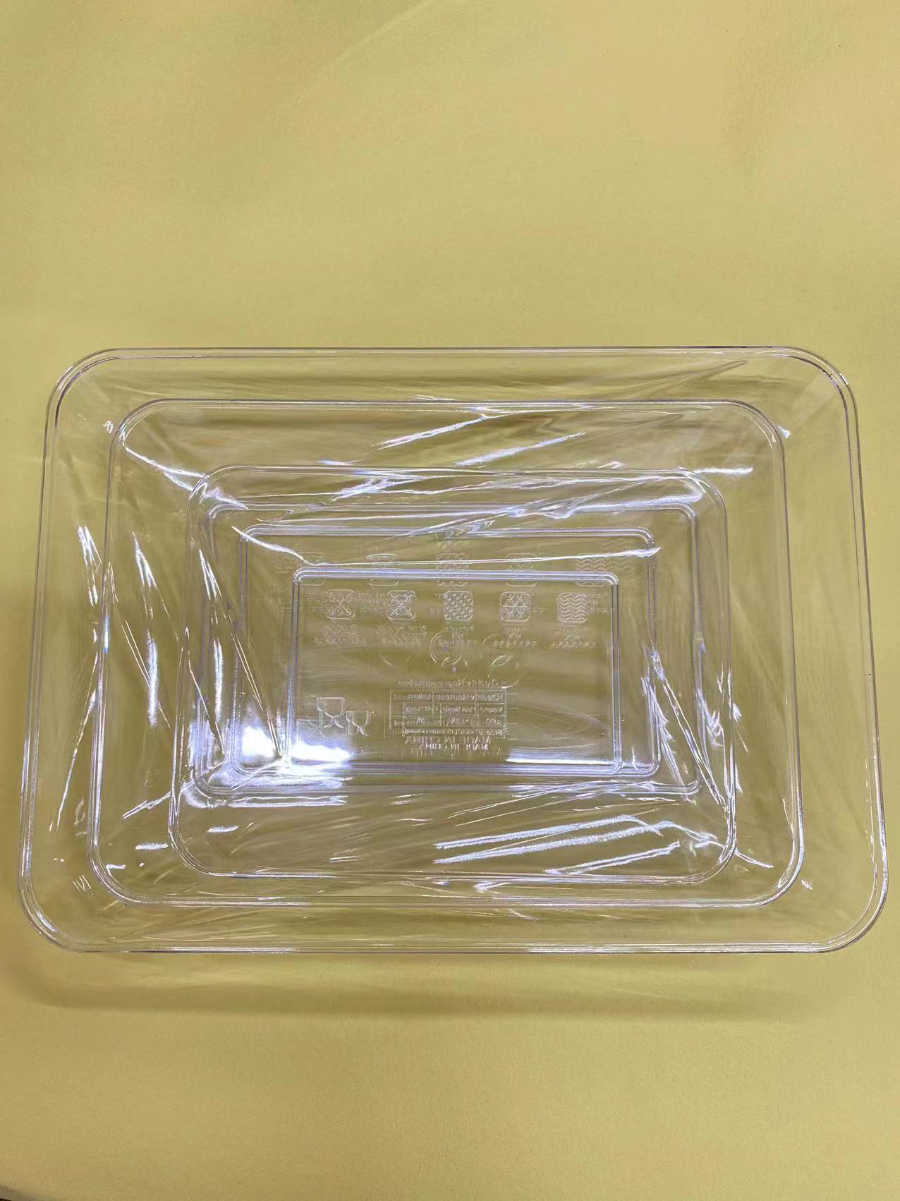 【旺顺直供】2022新款北欧风简约塑料透明果盘家居方便美观物美价廉详情6