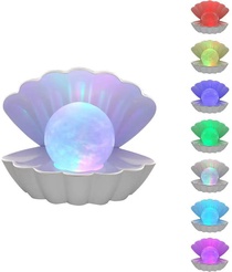 Colorful shell lamp Portable pearl shell lamp