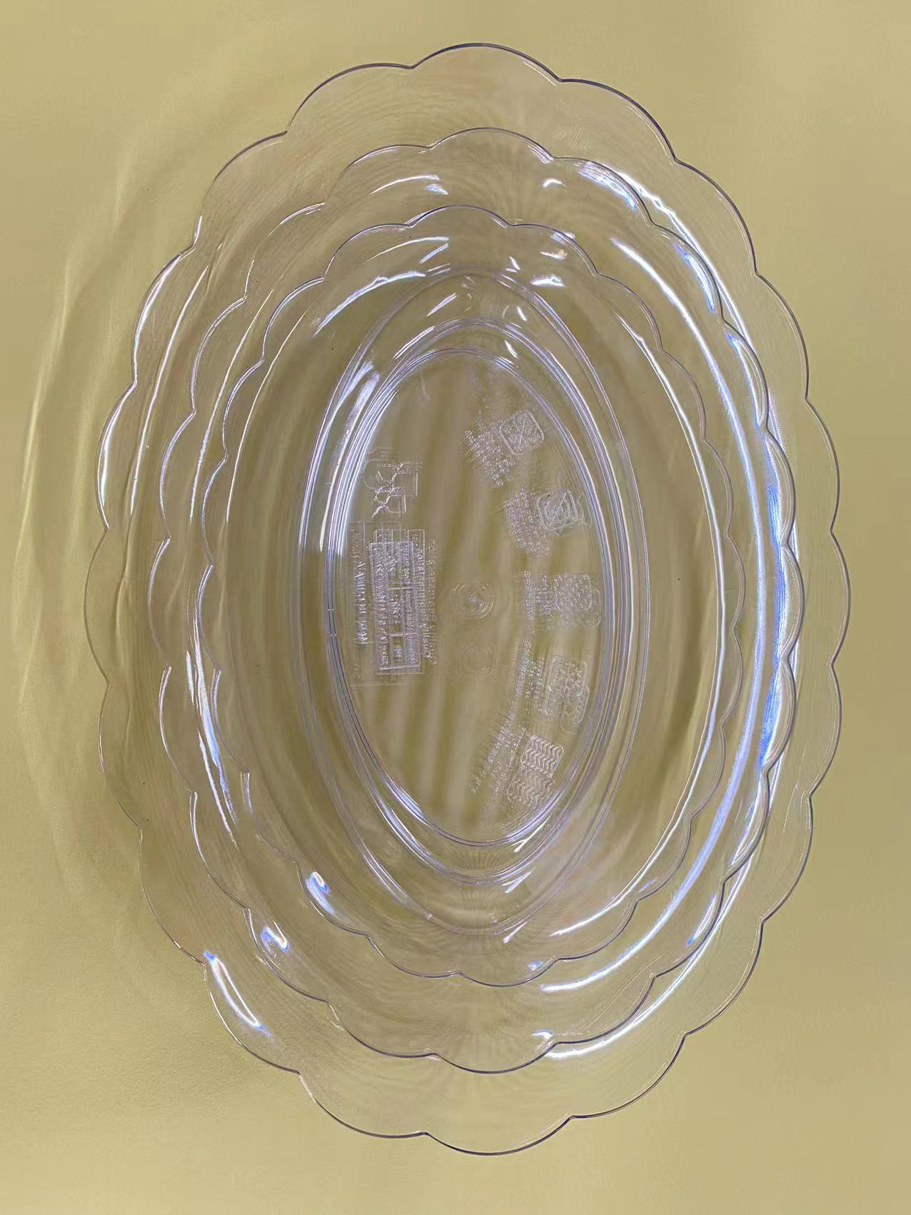 【旺顺直供】2022新款北欧风简约塑料透明果盘家居方便美观物美价廉详情3