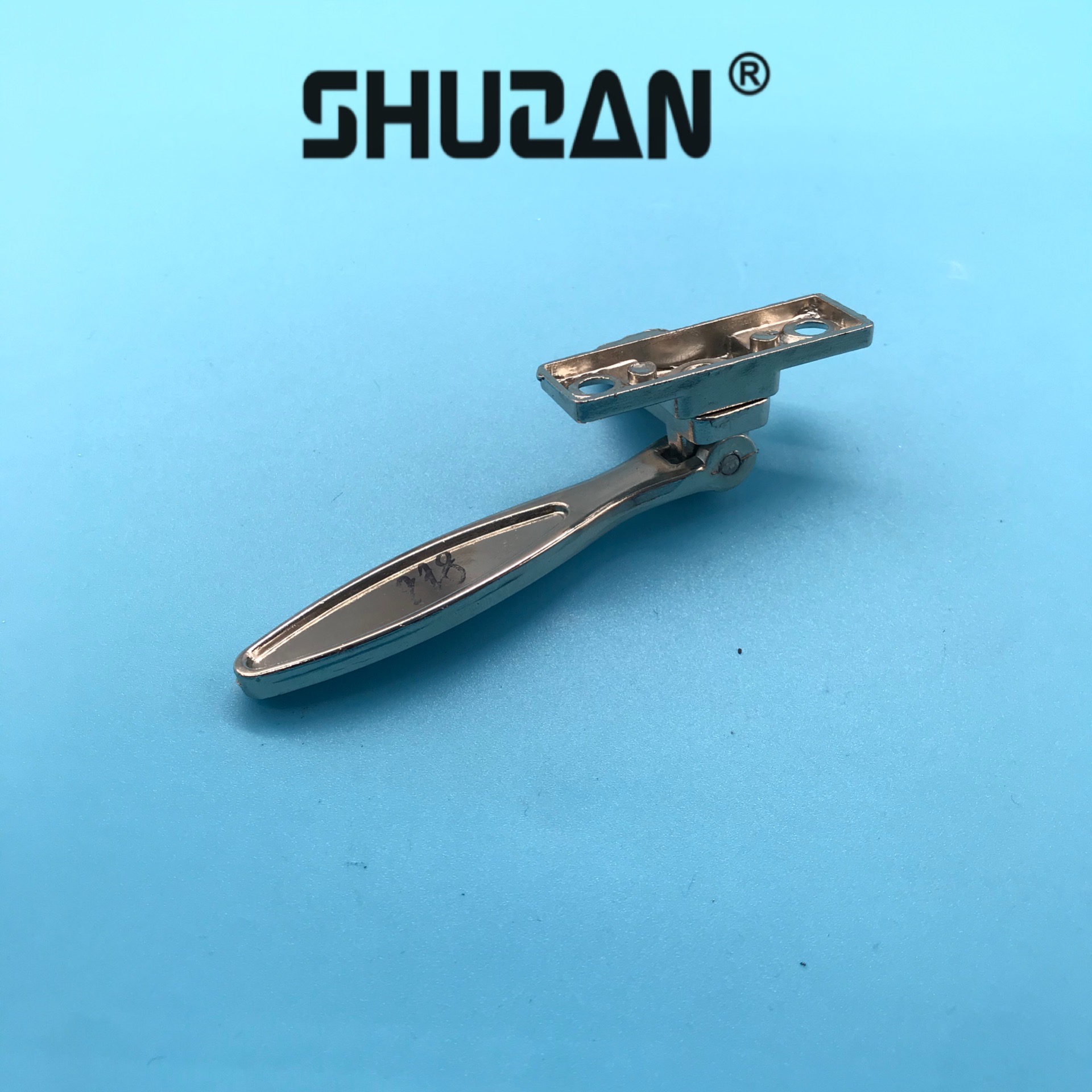 Swing Aluminum Alloy Door And Window Pulley Handle, Zinc Alloy Handle, Home Decoration Hardware Door And Window Push Handle, Seven-Character Handle Item Picture