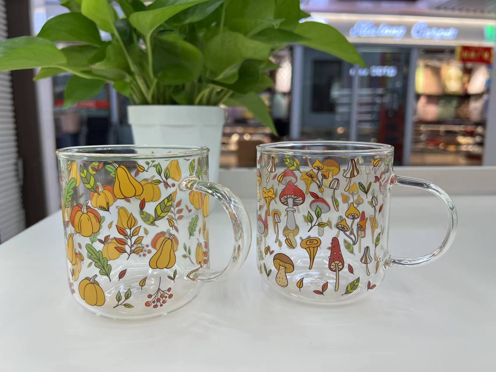 High Borosilicate Glass Sticker Cup Application Scenario