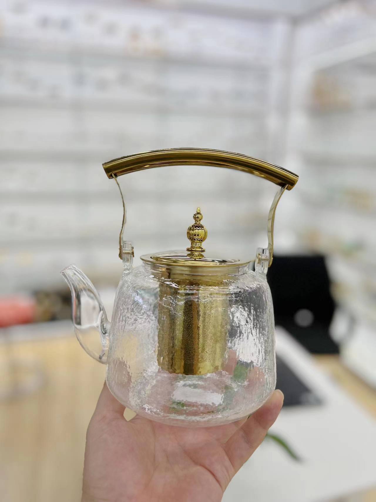 High Borosilicate Glass Tea Kettle High Temperature Tea Kettle Kettle Teapot Specification drawing