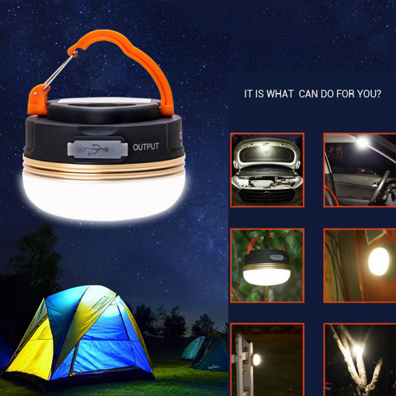 220927 luz de tienda USB recargable colgante con imán LED luz de tienda portátil para acampar al aire libre luz de emergencia de camping luz de tienda de iluminación details Picture