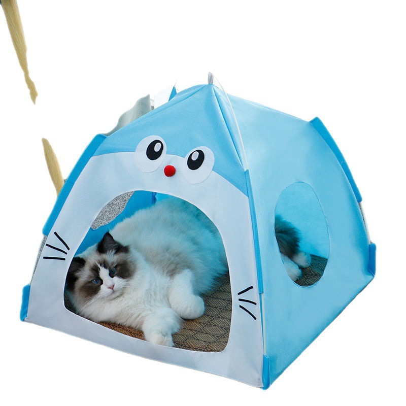 New pet supplies: dog and cat tents, dog and cat beds, suitable for all seasons, cartoon and cute cat houses, dog houses Item Picture