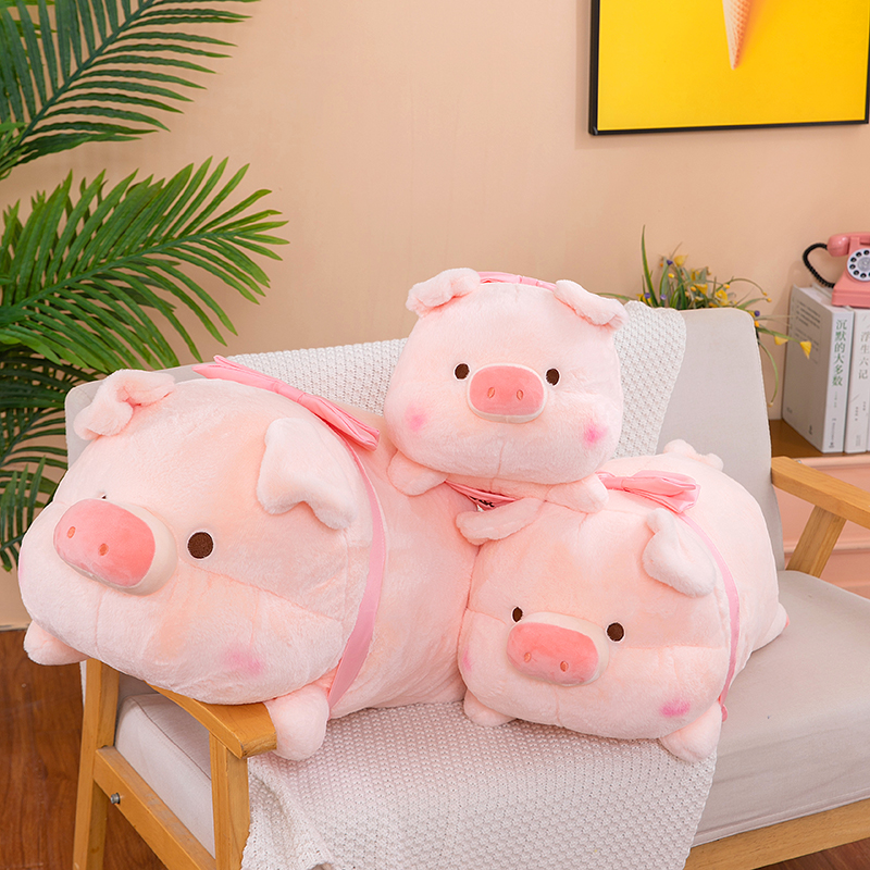 2022 New Party Lulu Pig Doll Plush Toy Cute Male And Female Bedroom Birthday Gift Plush Toy 40M