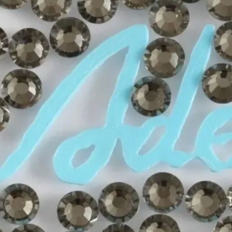 Adelu hot diamond black diamond factory direct sales high-quality hot diamond flat-bottomed diamond Specification image