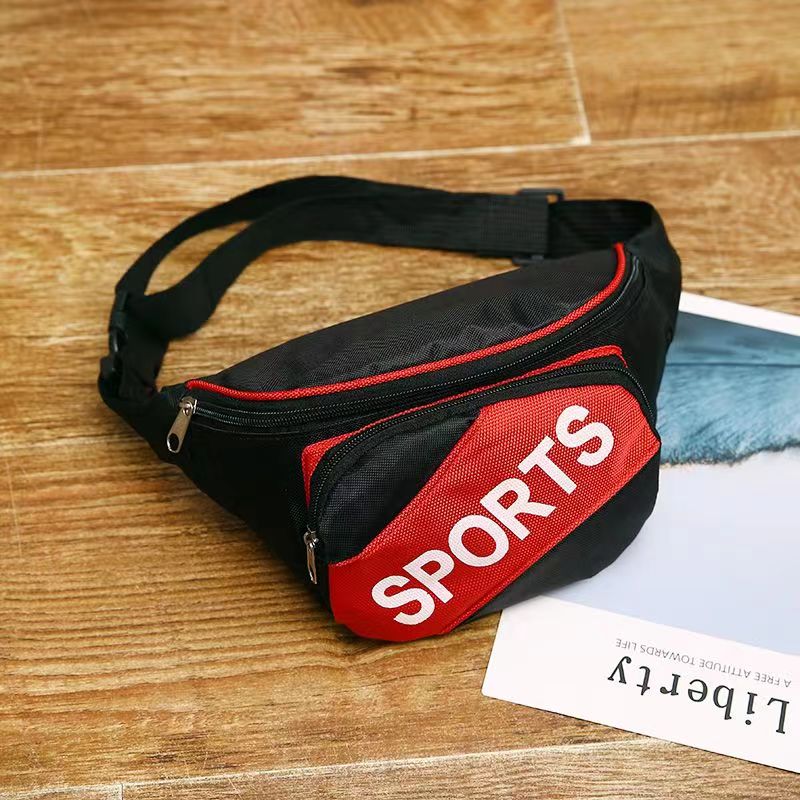Waist Pack Men's And Women's Business Cash Bag Multi-Functional Large Capacity Canvas Single Shoulder Crossbody Chest Bag Outdoor Sports Waterproof