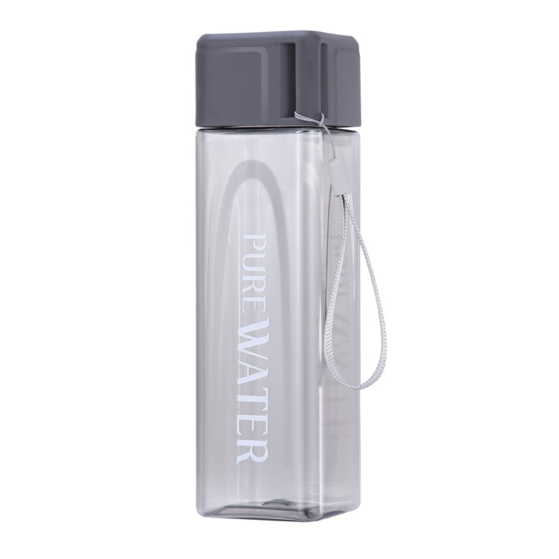 Square plastic water cup