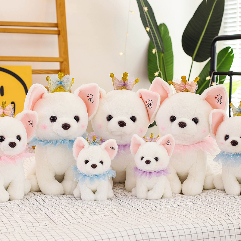 2022 New Chihuahua Doll Plush Toy Cute Male And Female Bedroom Birthday Gift Plush Toy 40M Specification drawing