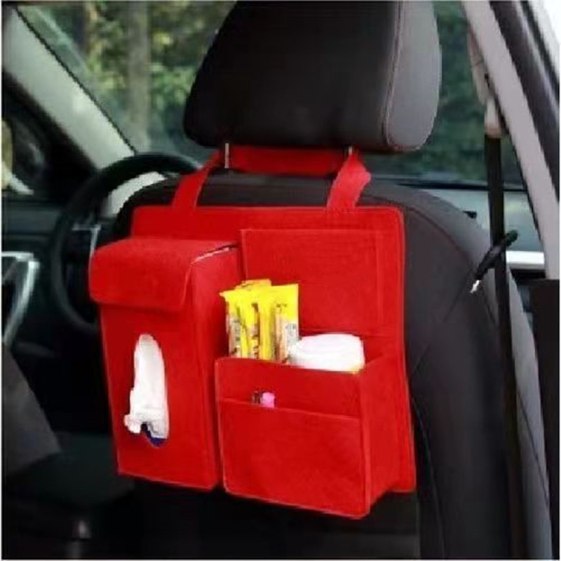 Car seat back pocket