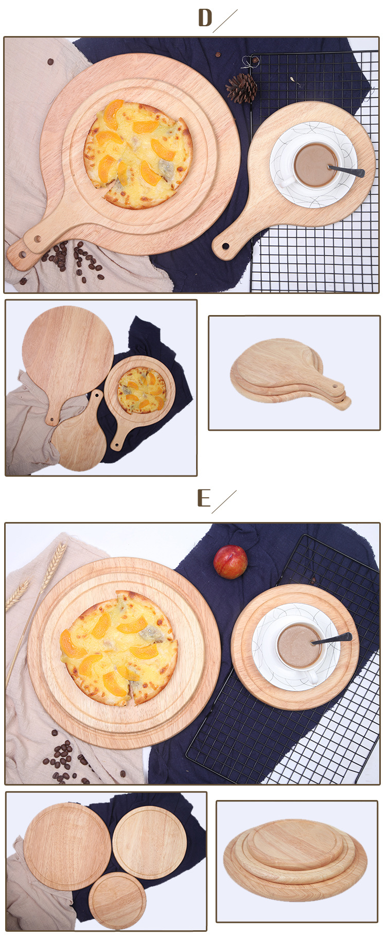 进口橡胶木揉面案板实木家用和面板擀面板厨房包饺子面板菜板详情6