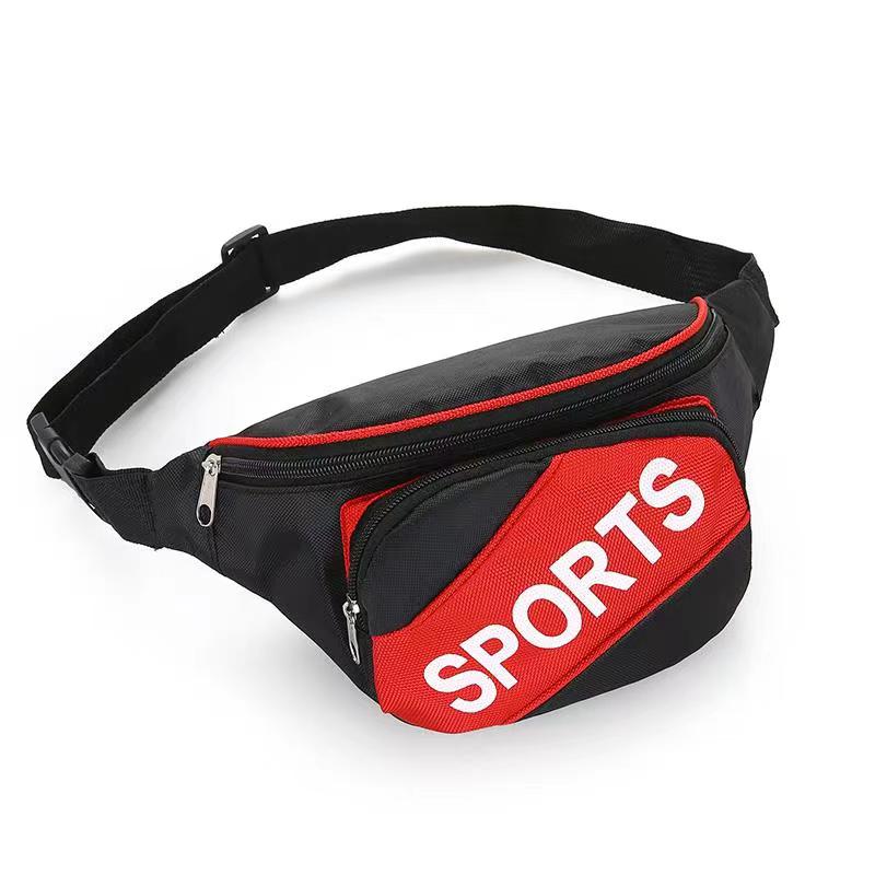 Waist Pack Men's And Women's Business Cash Bag Multi-Functional Large Capacity Canvas Single Shoulder Crossbody Chest Bag Outdoor Sports Waterproof Specification drawing