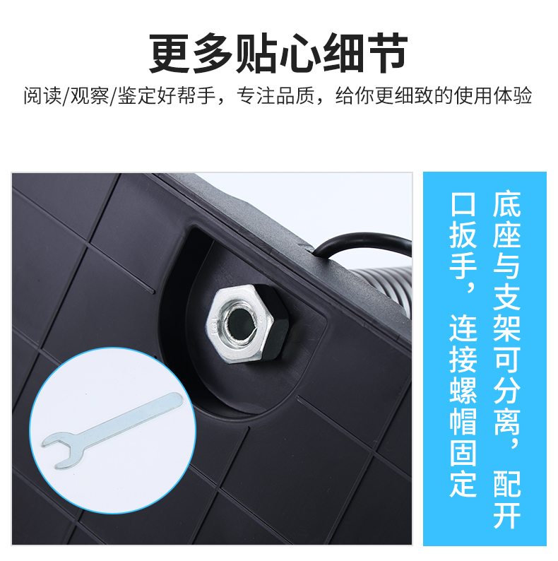 Desktop magnifying glass 10X high-brightness 80-LED lamp PD310 product inspection mobile phone repair reading lighting work light pic 6