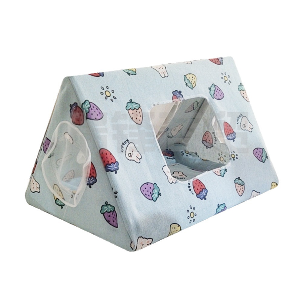 New pet supplies: Cute little pet house bed, cute and comfortable pet bed, suitable for all seasons, simple style pet house Application Scenario