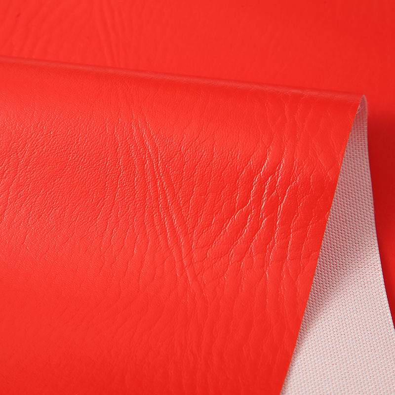 厂家PVC发泡涤纶牛津布手提袋文具箱包化妆包丝光革面料现货批发13