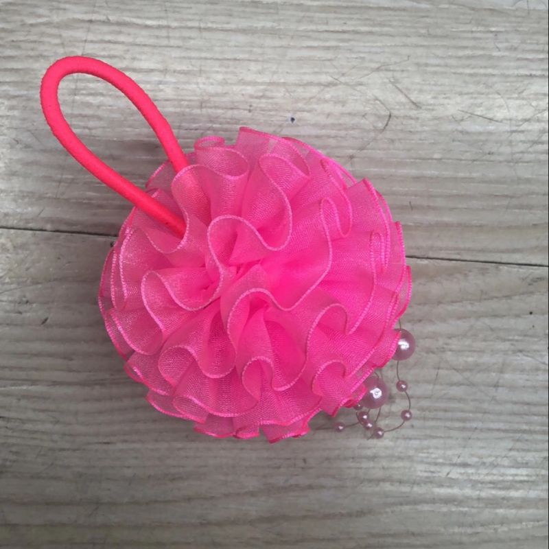 Widened rubber band, spring color rubber band, leather strap, simple and seamless black high-elasticity hair band, hair band, rubber band headwear, towel ring, adult Demei 30 details Picture