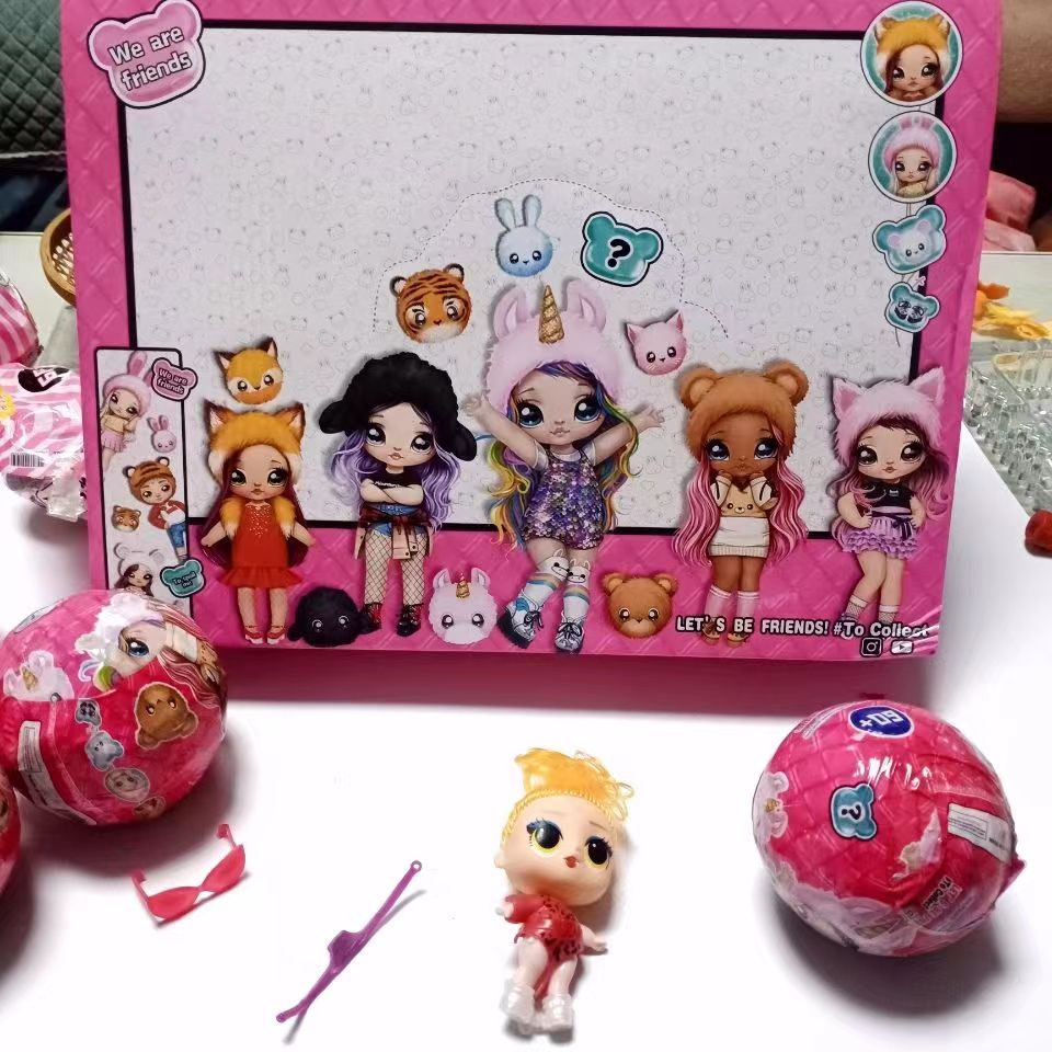 New Internet Celebrity Guess Open Ball Blind Box Girl Wah Wah Princess Play House Toys details Picture