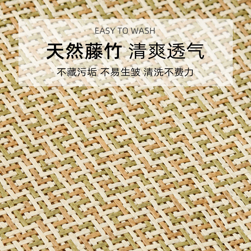 New round low-edge bed cotton and linen mat for pet supplies, suitable for all seasons, comfortable sleeping and cute cat bed Specification image