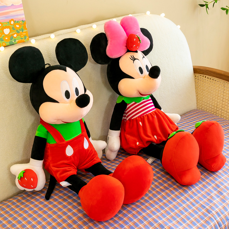 2024 New Mickey and Minnie plush toys, cute birthday gifts for boys and girls' bedrooms, 40cm plush toys Specification image