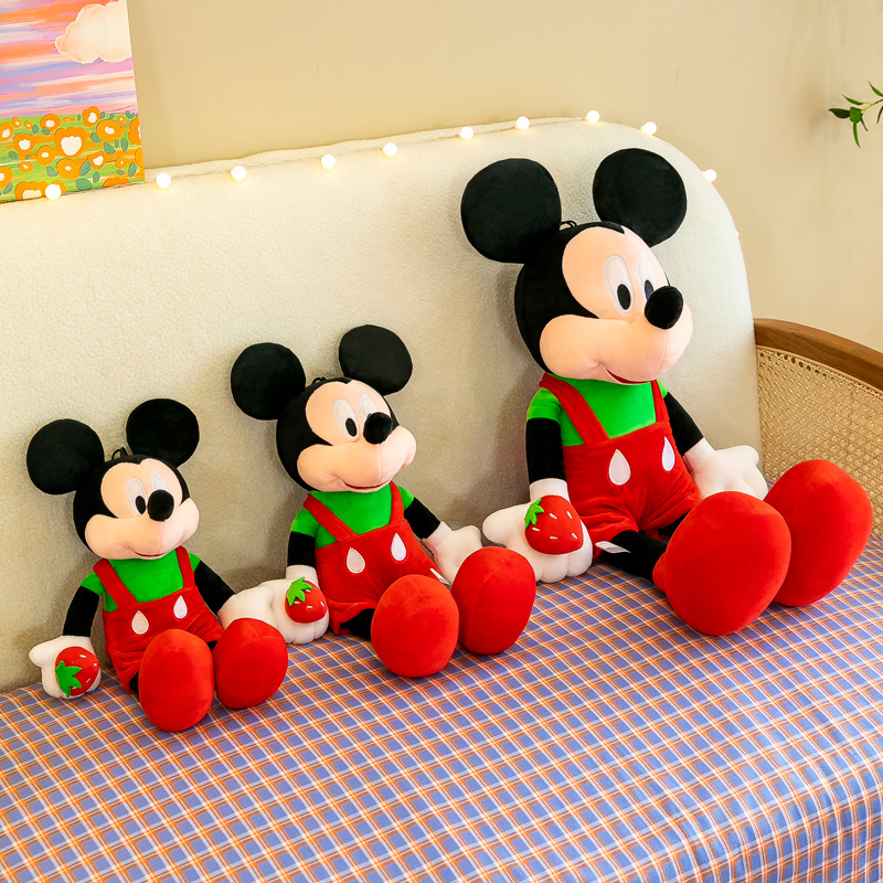 2024 New Mickey and Minnie plush toys, cute birthday gifts for boys and girls' bedrooms, 40cm plush toys details Picture