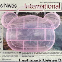 Square storage box Dudu Bear pink cartoon cute plastic storage box