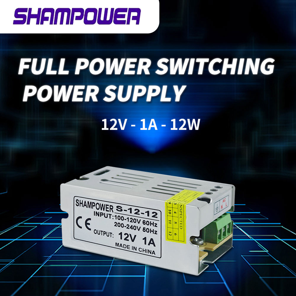 Dc 12V1a Led Switching Power Supply 12W Led Light With Security/Adapter Power Supply