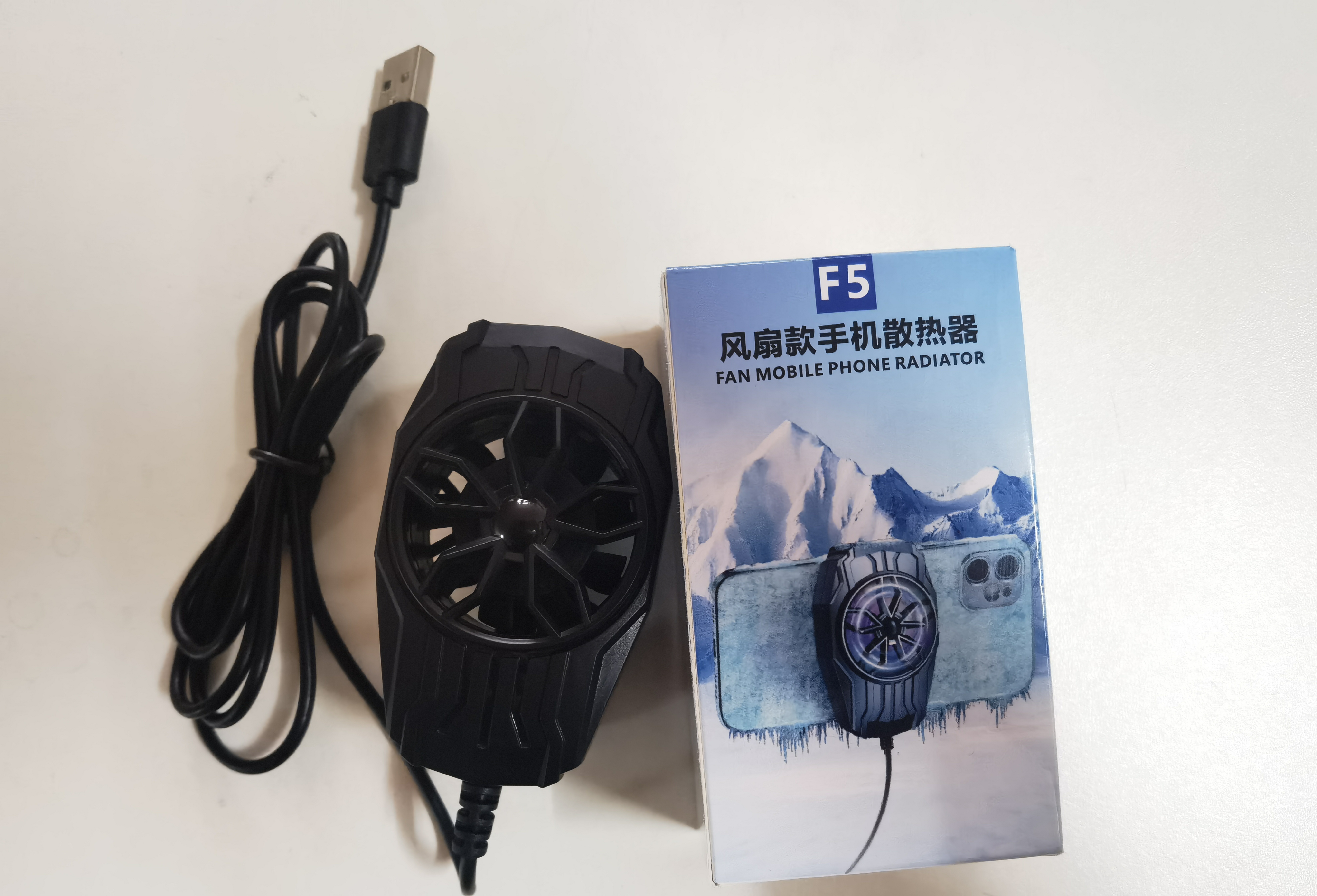 新款风扇款手机散热器 直播手机降温器 手游散热器 手机散热神器详情2