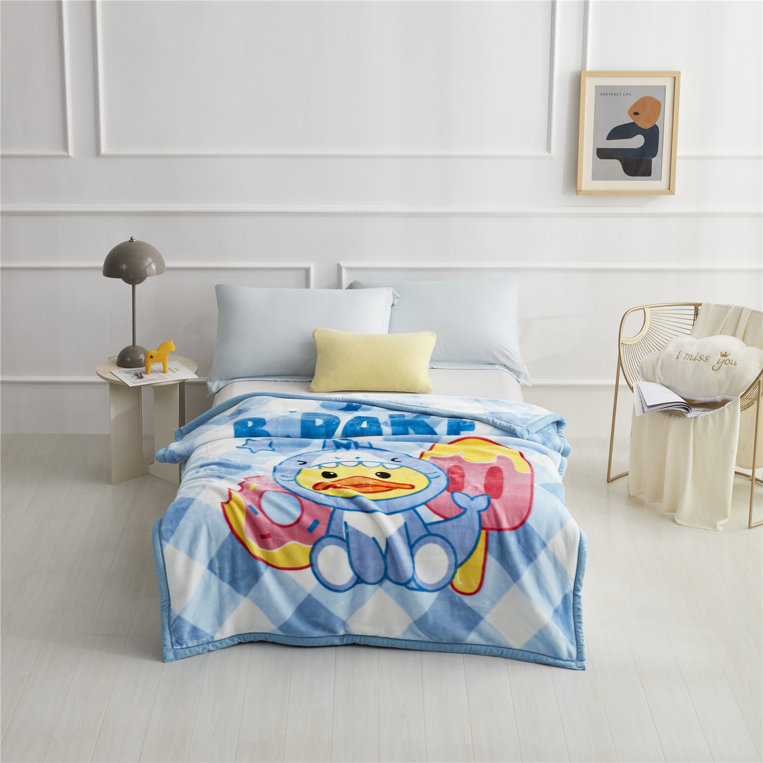 True Aimei blanket children air conditioning blanket cloud blanket blanket single blanket printing blanket manufacturers direct foreign trade specialized for small size blanket 150*200cm