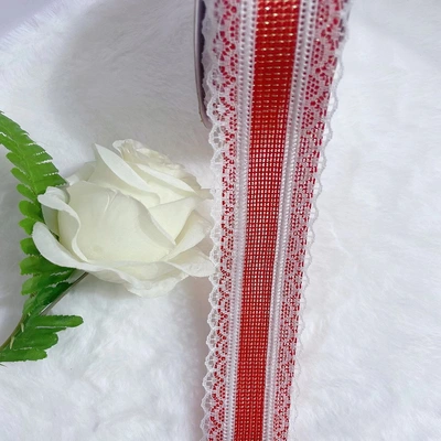 Factory Direct Sales Of New 4.2 Cm Lace Imitation Linen Packaging Belt