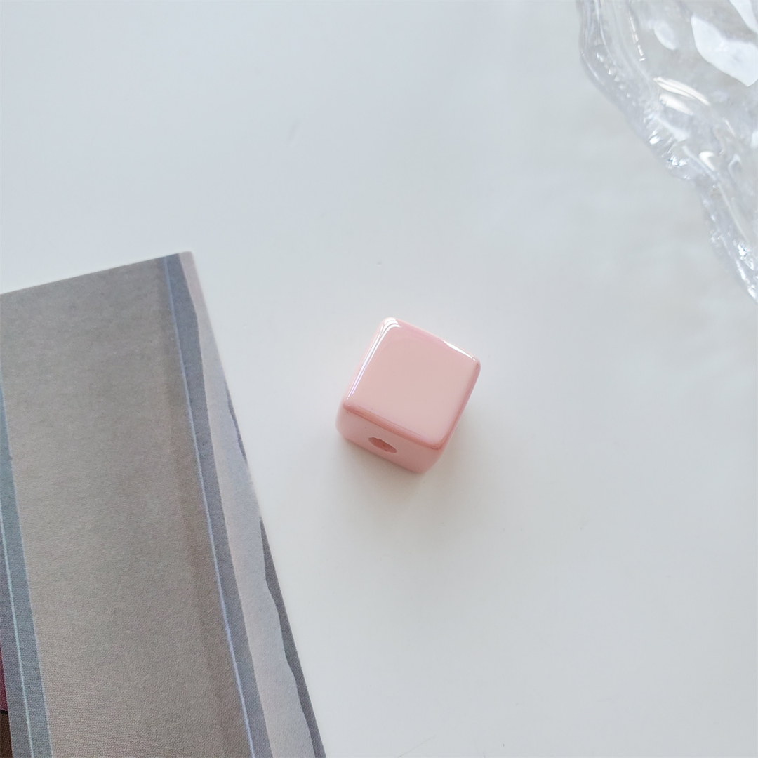 陈明七彩贝壳方块亚克力珠子串珠批发散珠头绳配件diy手机链材料详情14