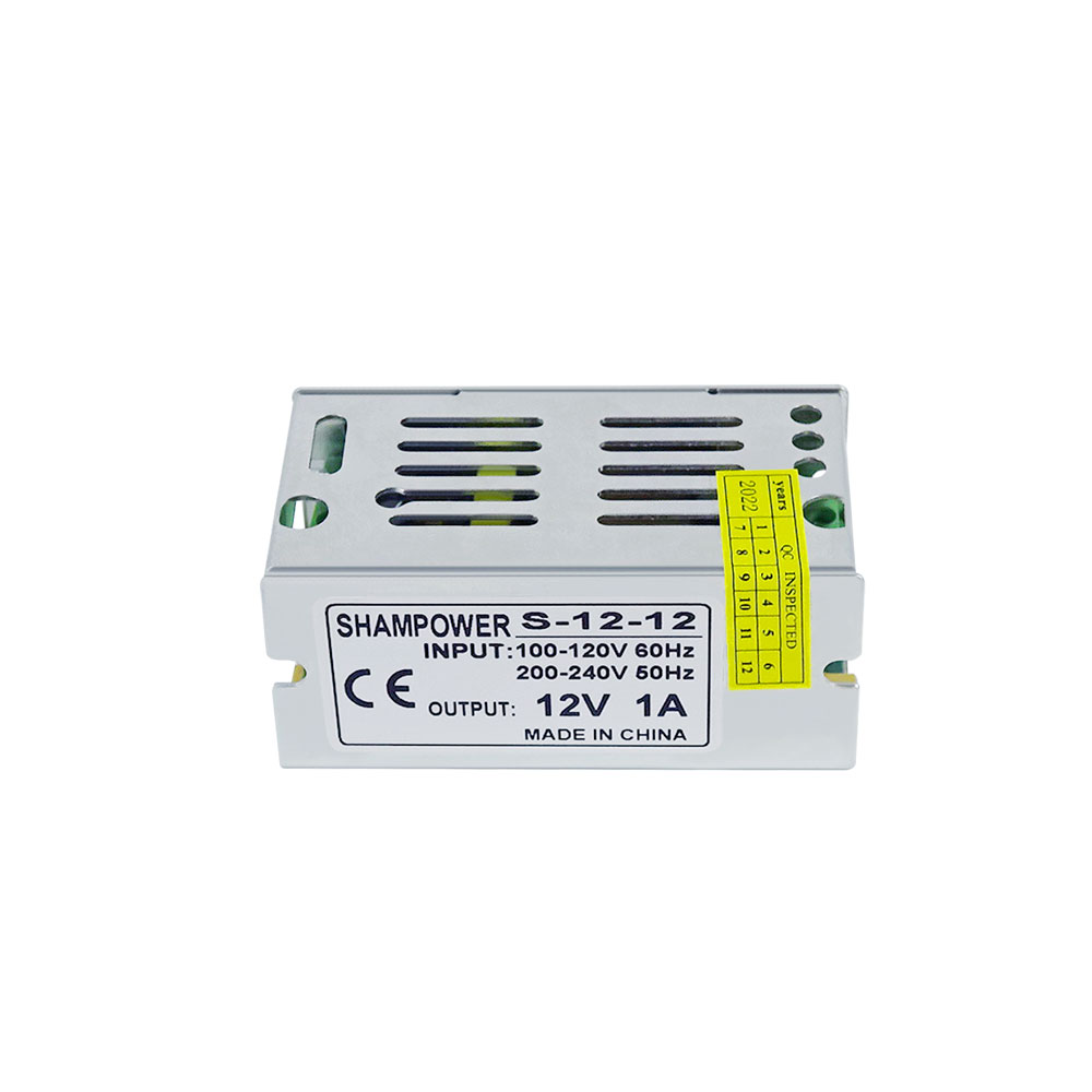 Dc 12V1a Led Switching Power Supply 12W Led Light With Security/Adapter Power Supply Specification drawing
