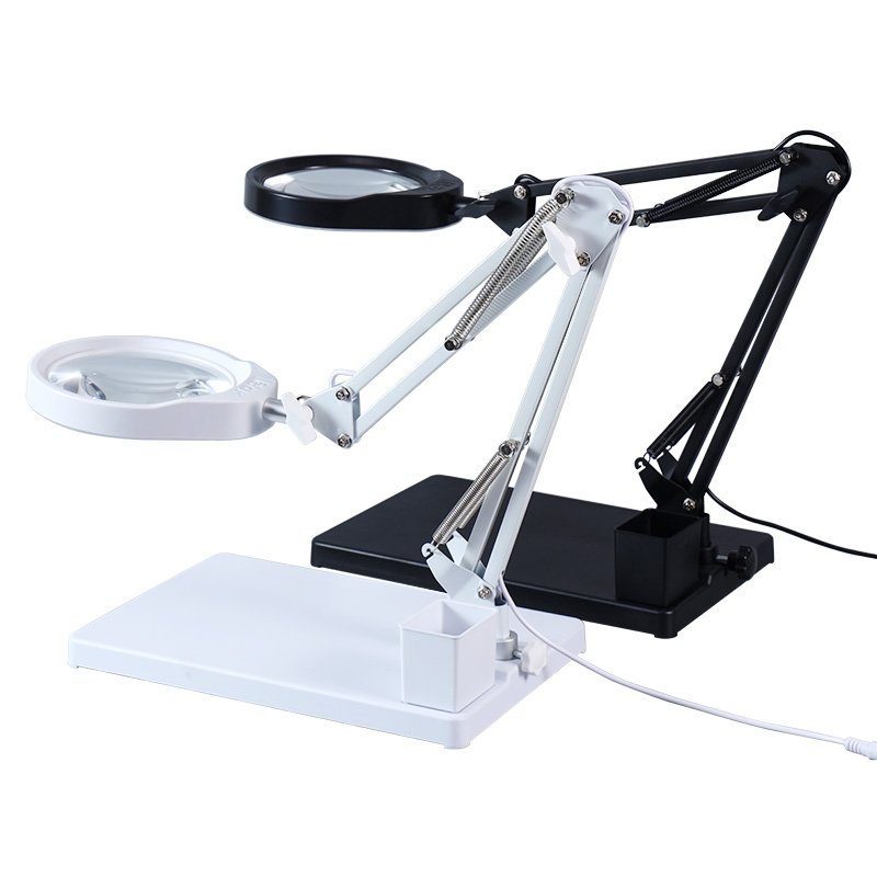 Service magnifying glass PD127 Large field HD lens 10x 48 high-lighted LED lights